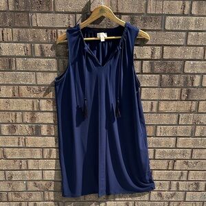 Michael Kors navy sleeveless dress